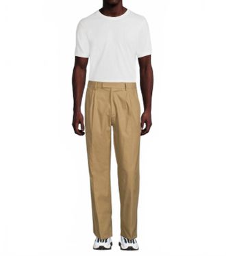 Amiri Single Pleat Relaxed Trouser In Brown