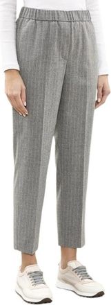 PESERICO Cropped broek - Dames - Vrijetijds broeken - Grijs - 3XL - Broeken