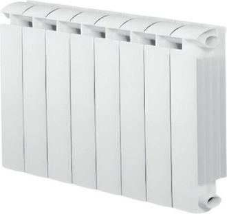 Global Calentador Central De Aluminio Fundido Blanco Klass 500, 928w, 8 Elementos