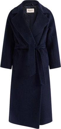 Max Mara Dames, Mantels, Blauw, Maat: 3XS