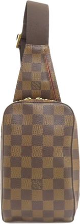 Louis Vuitton Damier Canvas Ebene Damier Canvas Sling Bag (Pre-Owned)