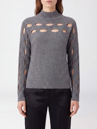 Liviana Conti Maglia Dorothy slim fit in misto cashmere con cut-out