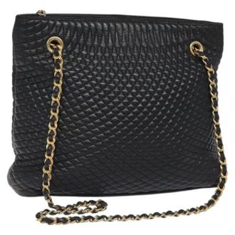 Bally Tweedehands leren schoudertassen - Dames - Pre-owned - Zwart - Maat: ONE Size Leer