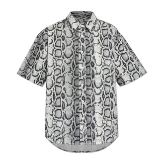 Carhartt Work in Progress Carhartt Wip, Shirts, female, Gray, Size: XS Snake Camo Shirt