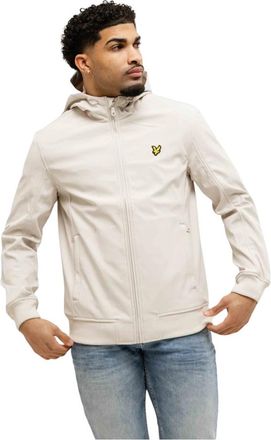 Lyle & Scott Softshell Jacket - Heren - Zomerjassen - Beige - S - Polyester - Jassen