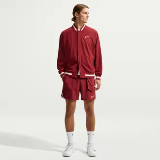 Nike Mens Court Slam Dri-FIT Tennis Shorts in Red | IM5776-677