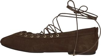 Toral Shoes Janis Ballerina - Dames - Ballerinas - Bruin - 39 EU - Leer - Schoenen