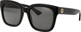 Gucci Womens Sunglasses Gg1338s Black-Smoke Black-Black-Smoke Injected Black/black/smoke