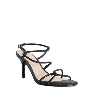 Dune London Womens Ladies Milos - Embellished Strappy High Heel Sandals - Black - Size UK 3