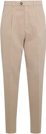 Brunello Cucinelli Light Camel Cashmere Blend Trousers, Brand Size 54 (US Size 38)