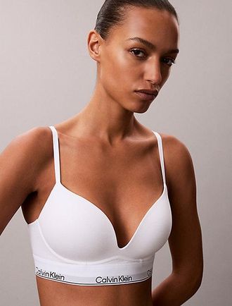 Calvin Klein Sujetador Escotado Push Up Icon Cotton Modal