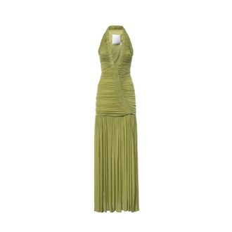 CHRISTOPHER ESBER Orion Gown - Dames - Jurken - Groen - Maat: XS Poliester
