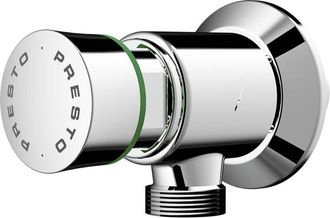 Presto 31707 Presto Robinet temporis&eacute; Presto 12 neo &eacute;querre sans raccord 9l/min pour urinoir m