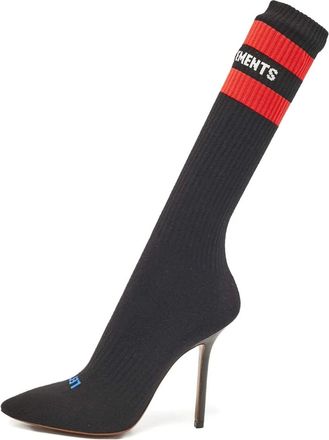 VETEMENTS Stivali Sock Runner 90mm - Nero