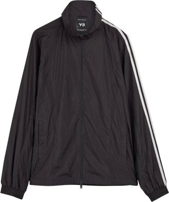 Yohji Yamamoto Jassen, Heren, Zwart, L, Nylon, Zwarte Sweater Jas