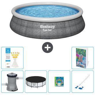 Bestway Piscina Bestway Fast Set Redonda - 457x84 Cm - 7-piezas S269