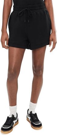 Varley Ollie High-Rise Shorts Womens Shorts Black : XXS 3.5, Elastane/Polyester/Viscose