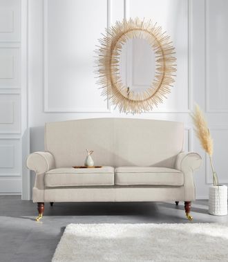 HOME AFFAIRE 2-Sitzer »Rennes« in Samtoptik oder Baumwoll-Mix