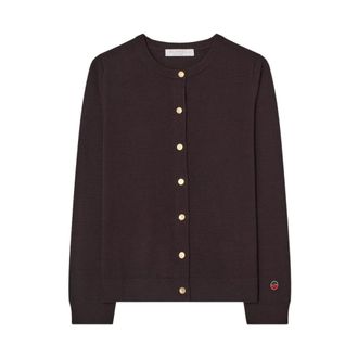 Busnel Truien & Vesten, Dames, Bruin, XL, Wol, Kee Cardigan