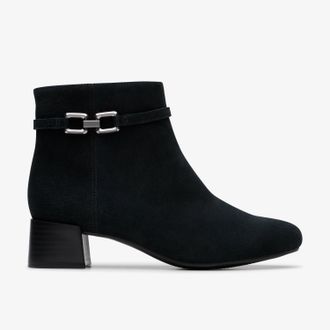 Clarks Iridessa Air Black Suede