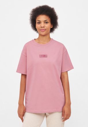 Bench Kurzarmshirt BENCH. KIKU, Damen, Gr. 40, rosa (blush), Jersey, Obermaterial: 100% Baumwolle, unifarben, Rundhals, Shirts Kurzarmshirt