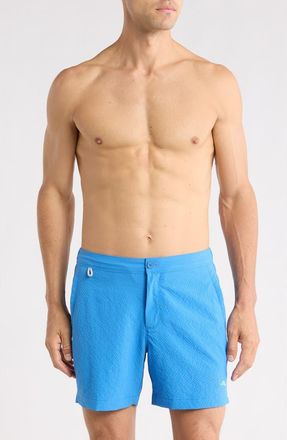 Tommy Bahama Amalfi Shores Swim Trunks in Campanula at Nordstrom, Size Xx-Large