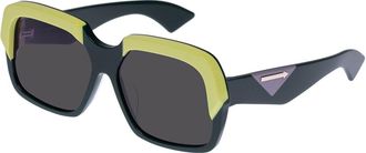 Karen Walker Asscher Asian Fit KAS2349718 Womens Sunglasses Green Size 59