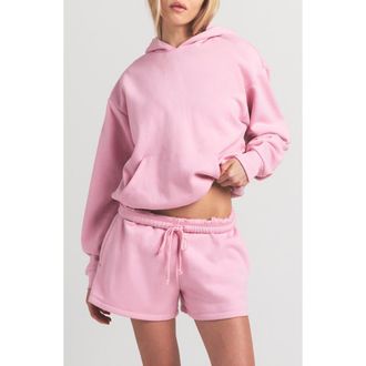 SKIMS Cotton Fleece Blend Classic Hoodie in Halite at Nordstrom, Size Xx-Small