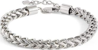 Alex and Ani Wheat Chain Bracelet in Silver at Nordstrom, Size Small/medium