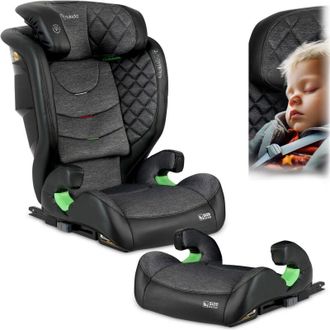 OEM Silla De Coche Nukido Louis Negra Y Gris 15-36 Kg Isofix