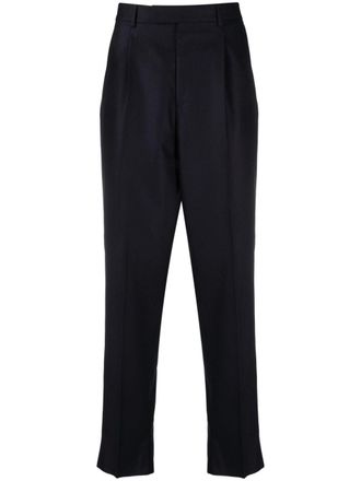 Ermenegildo Zegna Pantaloni sartoriali con pieghe - Blu