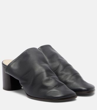Christophe Lemaire Mules Glove de piel