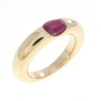 Cartier Ruby Yellow Gold (18K) Band Ring (Pre-Owned)