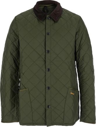 Barbour Groene Gewatteerde Buitenkleding Jas - Heren - Zomerjassen - Groen - XL - Jassen