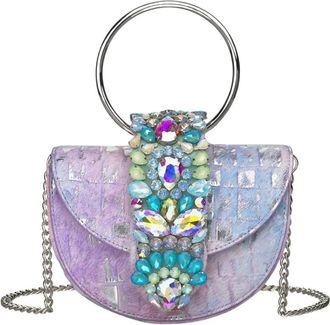 Alma En Pena Borsa Mezza Luna Preziosa - - Bags - Donna - Multicolore - ONE SIZE