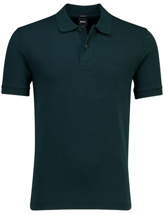HUGO BOSS Poloshirt BOSS Black Pallas donkergroen pique