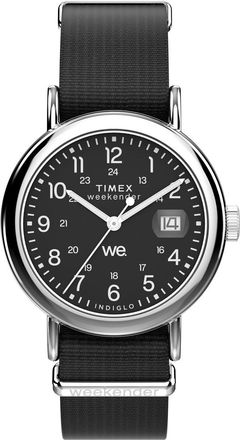 Timex Weekender Main Line Unisexs Black Watch TW2W85700 material_Fabric - One Size
