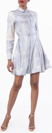 Versace La Coupe Des Dieux Mini Shirt Dress, Brand Size 40 ( US Size 4 )