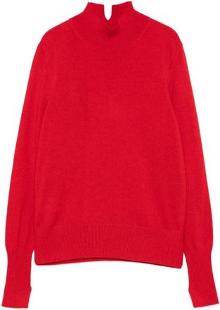 Pinko Coltrui - Dames - Coltruien - Rood - M - Nylon - Truien & Vesten