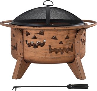 Sunjoy Direct Xl Hoguera De Acero Hekla - &Oslash;76cm, Cobre