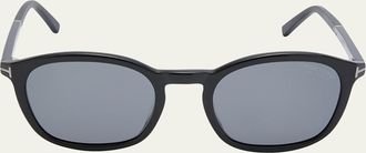 Tom Ford Mens Jayson Square Polarized Sunglasses
