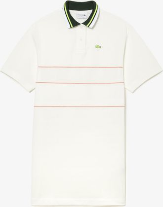 Lacoste Womens French Made Polo Dress in Cream - Size 10 UK