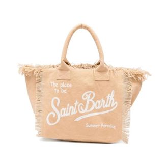 MC2 Saint Barth Tote Bags, female, Beige, Size: ONE SIZE Vanity Tote Bag