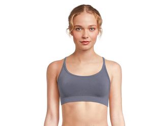 Smartwool Merino Blend Bralette Womens Bra Nightfall Blue : SM, Elastane/Lyocell/Nylon
