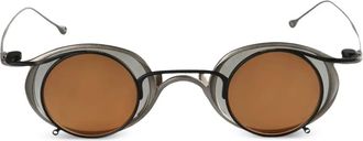 Rigards x Ziggy Chen zonnebril met rond montuur - Zilver
