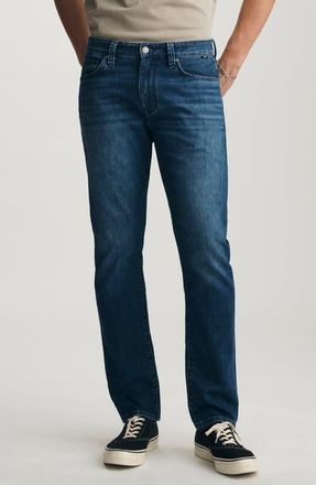 Mavi Marcus Slim Straight Leg Jeans in Dark Air-Lite at Nordstrom, Size 34 X 32