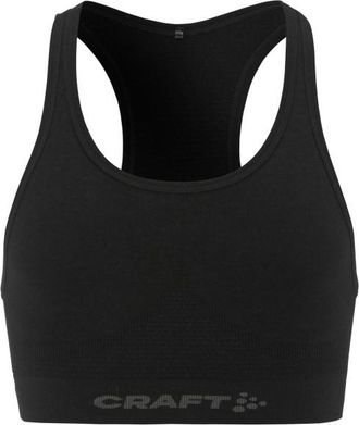 Craft Wool Seamless Bra Sport-BH für Damen | schwarz