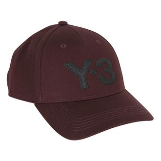 Yohji Yamamoto Logo Cap - Heren - Petten - Rood - ONE Size - Katoen - Accessoires