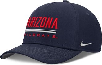 Nike Arizona Sideline Practice Rise Nike Mens Dri-FIT College Adjustable Hat in Blue | NC0641SUAN-RKB