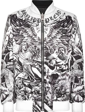 Philipp Plein Jassen - Heren - Bomber jackets - Wit - 3XL - Jassen
